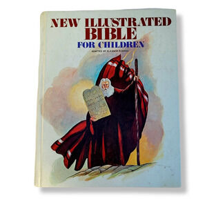Vintage New Illustrated Bible for Children Adapted by Elenor R. Hirsh‎ Book